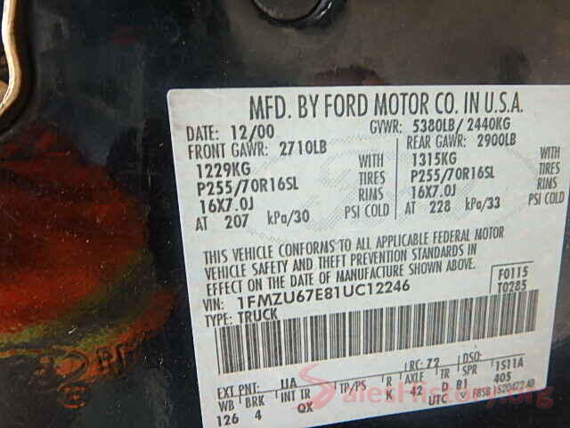 KNALC4J17H5062641 2001 FORD EXPLORER