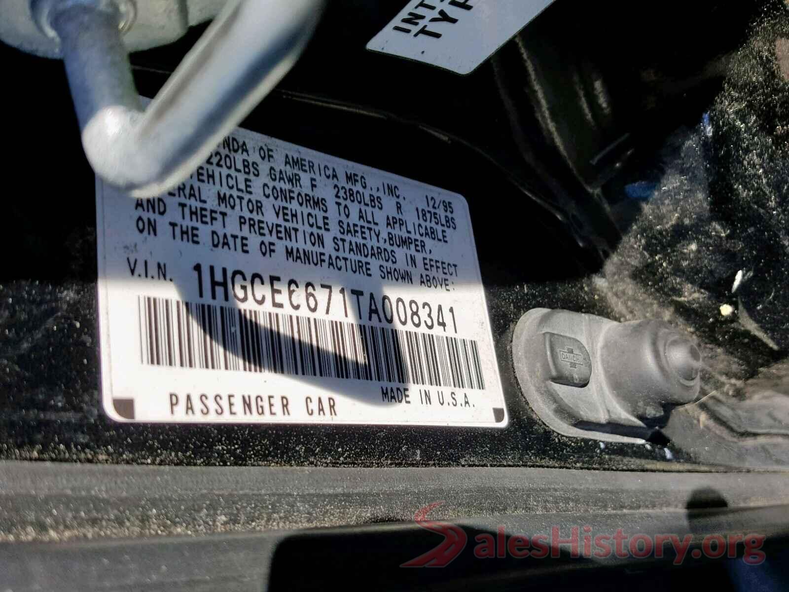 WDDZF4KB2JA295597 1996 HONDA ACCORD EX