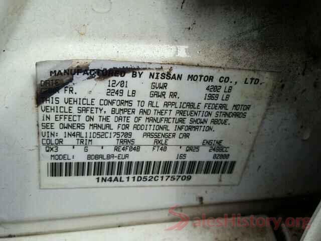 3VWD67AJ5GM297125 2002 NISSAN ALTIMA