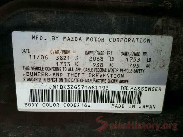 1N4AA6AP1GC421904 2007 MAZDA 3