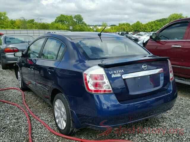 4T3B6RFV0MU006123 2012 NISSAN SENTRA