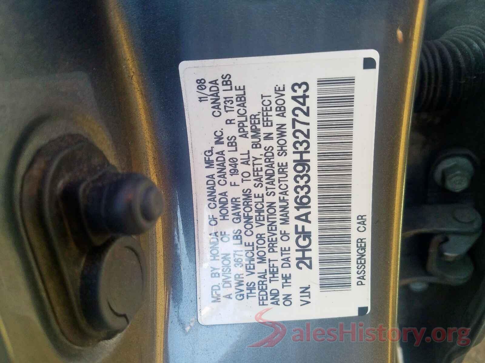 WDDSJ4GB3JN528145 2009 HONDA CIVIC