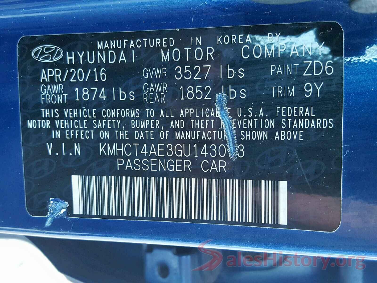 KM8J3CA23HU318742 2016 HYUNDAI ACCENT