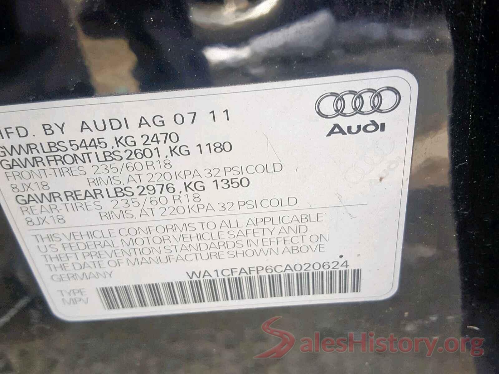 JTDEBRBE8LJ013719 2012 AUDI Q5