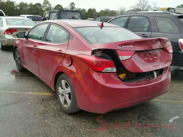 3N1CN7AP3JL864938 2012 HYUNDAI ELANTRA