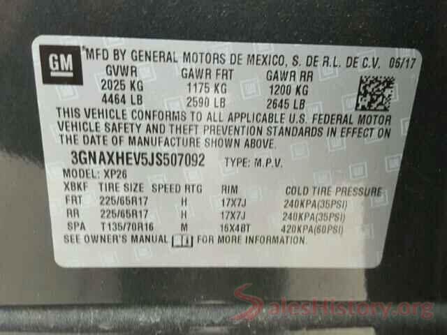 WDDWK4JB0HF585611 2018 CHEVROLET EQUINOX