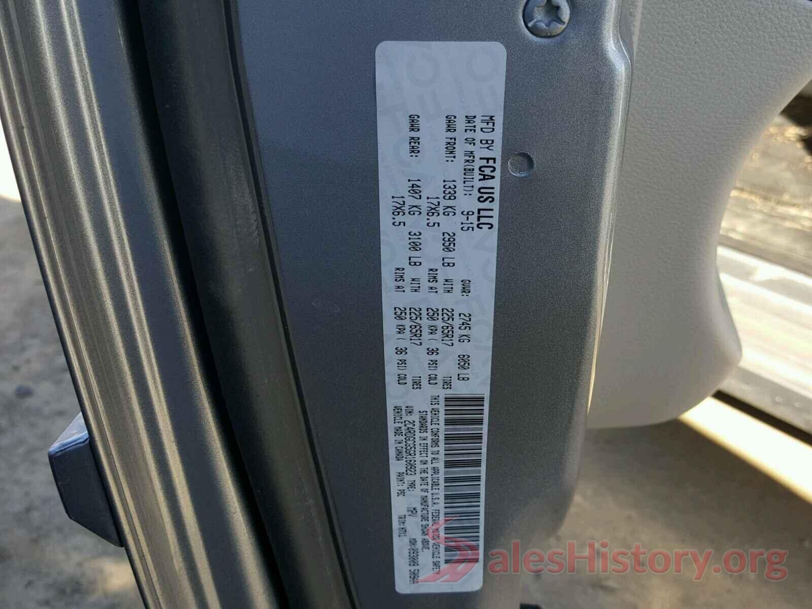 2HGFC2F59GH521886 2016 DODGE CARAVAN