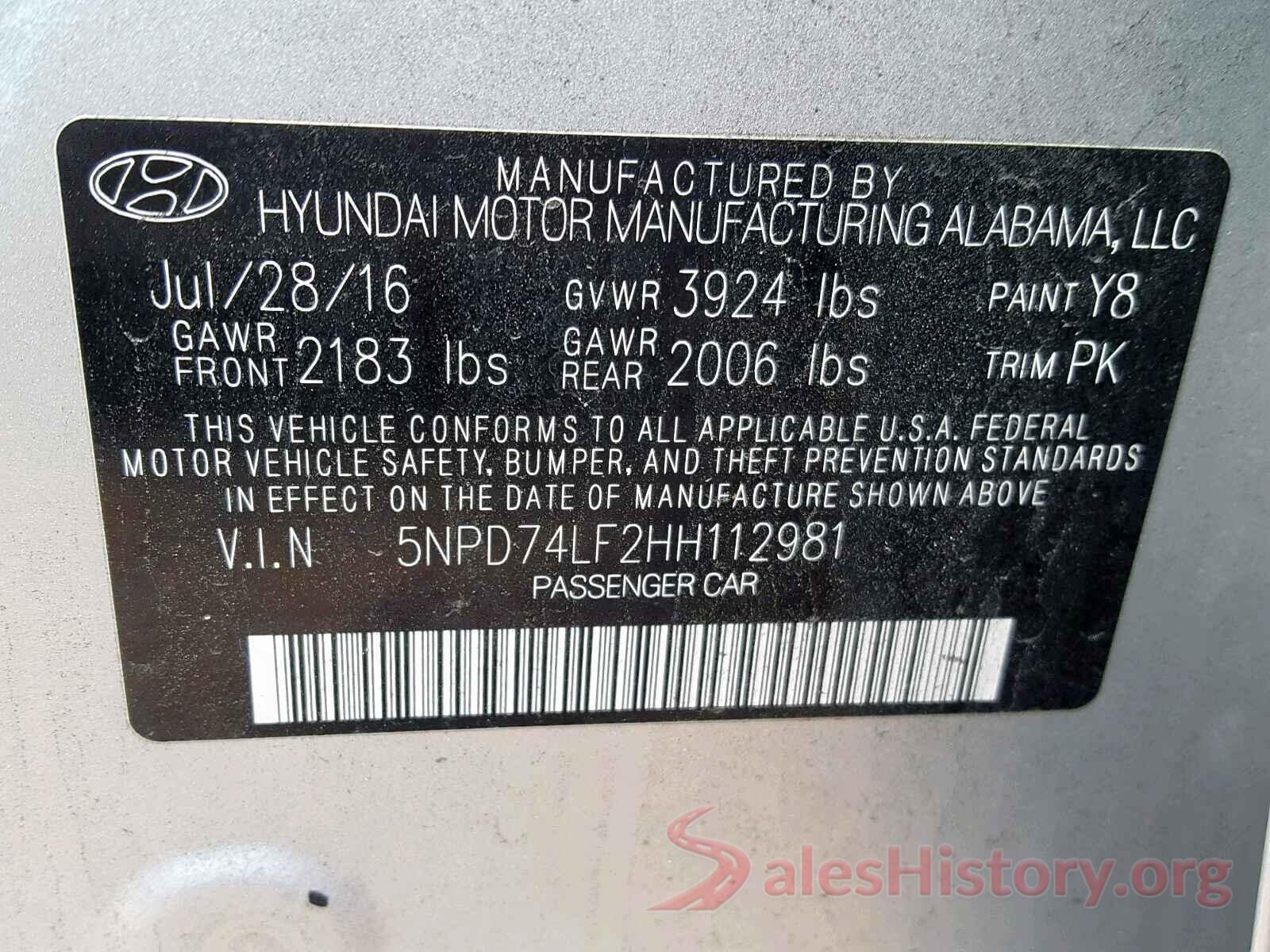 KM8J23A4XHU379364 2017 HYUNDAI ELANTRA