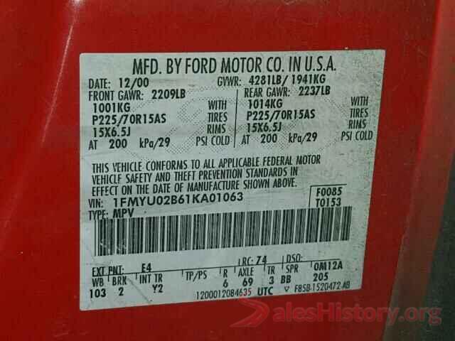 1C4NJRFB5GD673143 2001 FORD ESCAPE