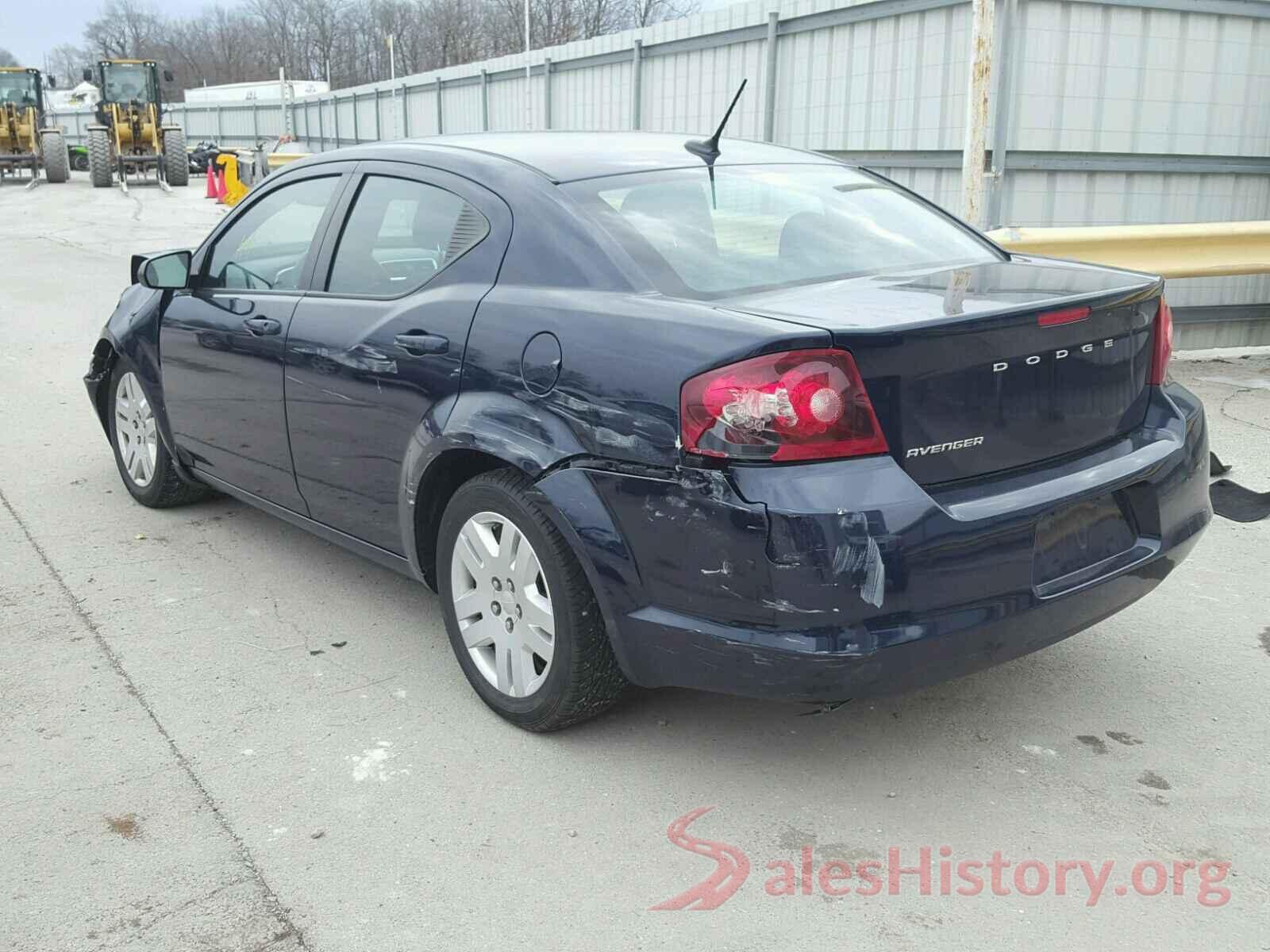 1FM5K7F89GGA44839 2014 DODGE AVENGER