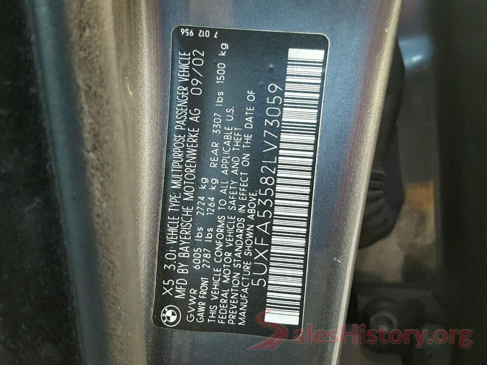 1HFVE054XL4100970 2002 BMW X5