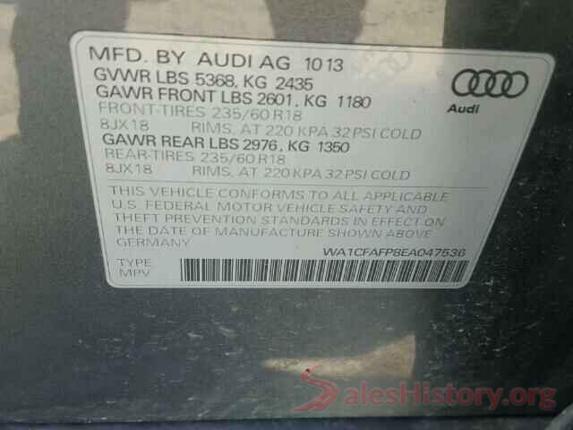 1FMCU9GD8HUD67775 2014 AUDI Q5