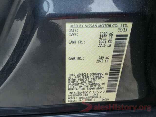 3VWC57BU1KM165642 2013 NISSAN ALTIMA