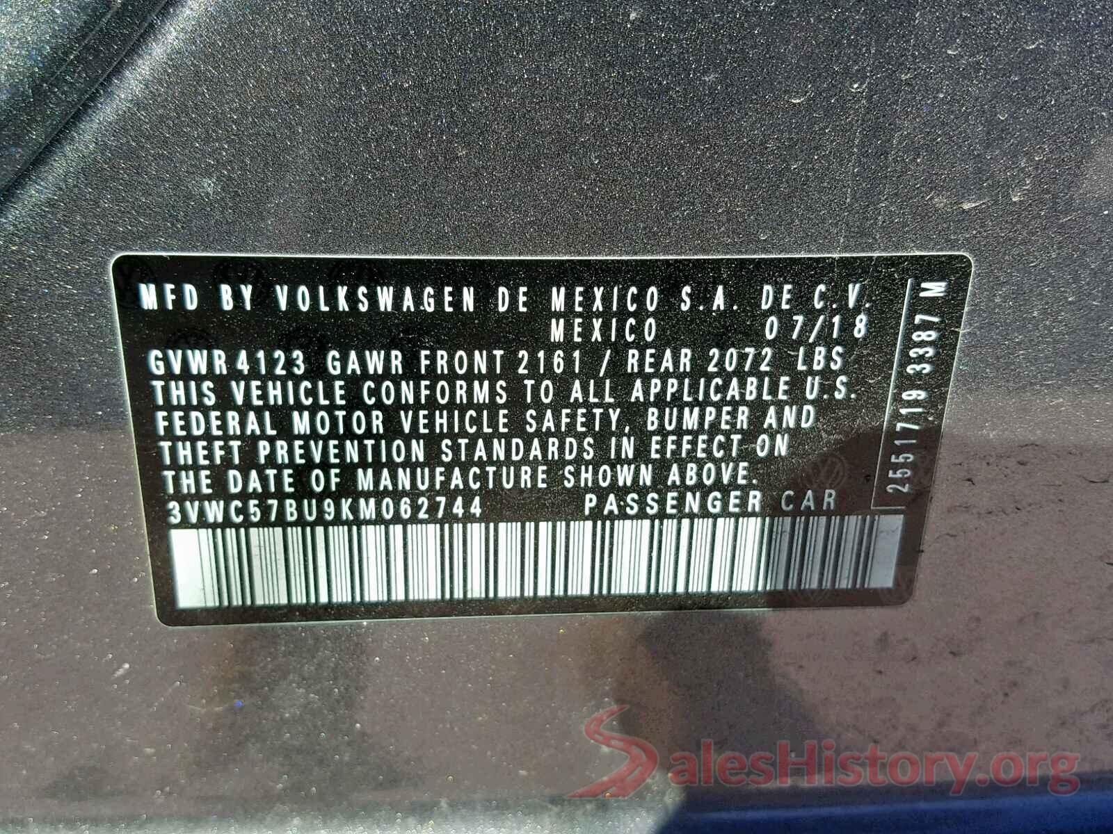 3VV2B7AX7JM208447 2019 VOLKSWAGEN JETTA