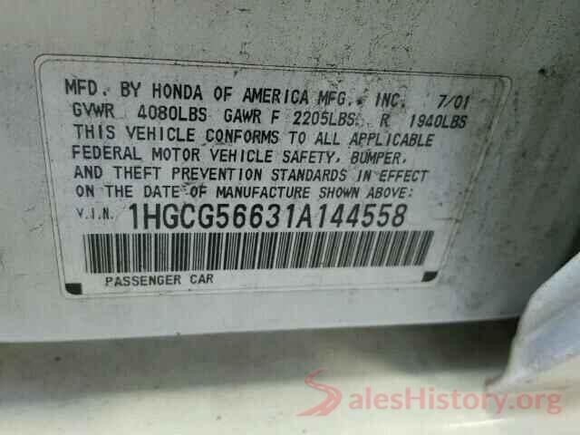 1HGCR2F88HA023996 2001 HONDA ACCORD