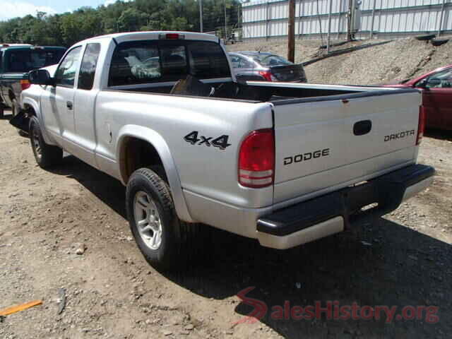 ML32F3FJ3LHF10640 2004 DODGE DAKOTA