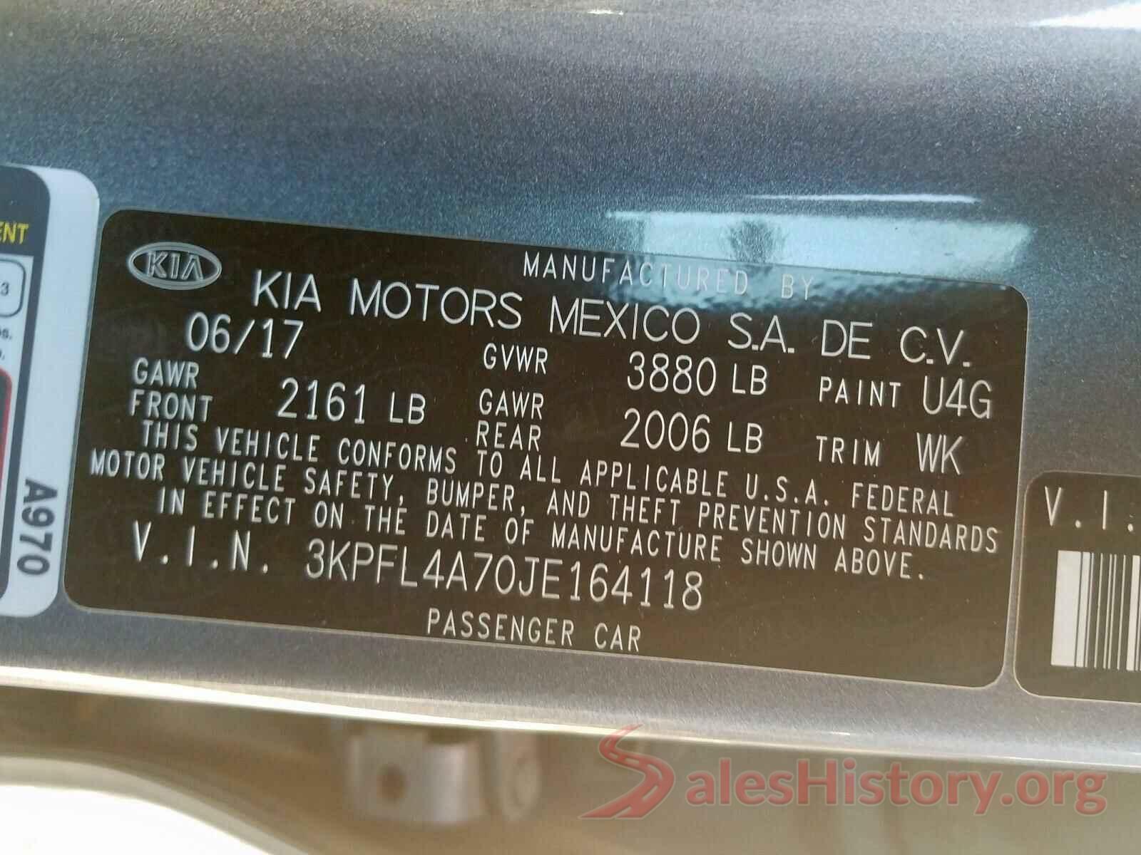 3N1AB7AP6KY295796 2018 KIA FORTE