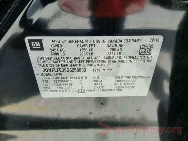 3KPFK4A74HE009956 2016 CHEVROLET EQUINOX