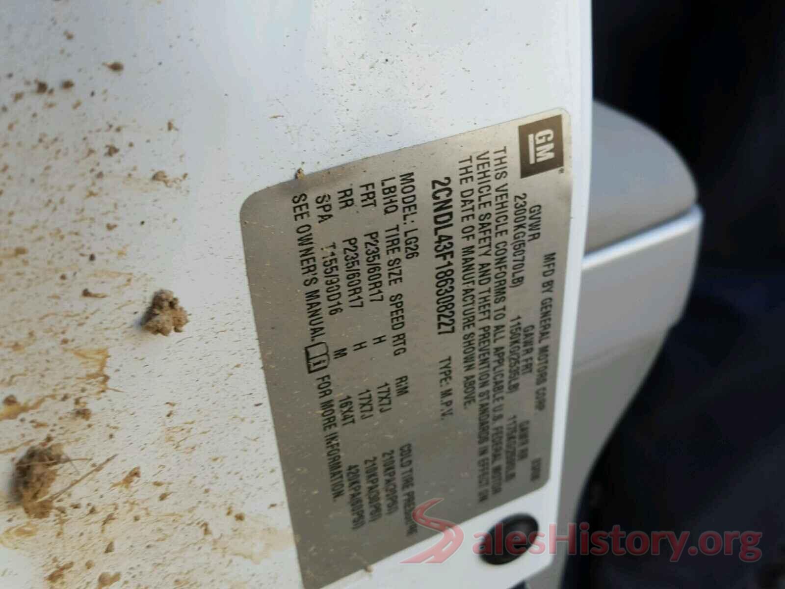 19XFC2F51GE054666 2008 CHEVROLET EQUINOX