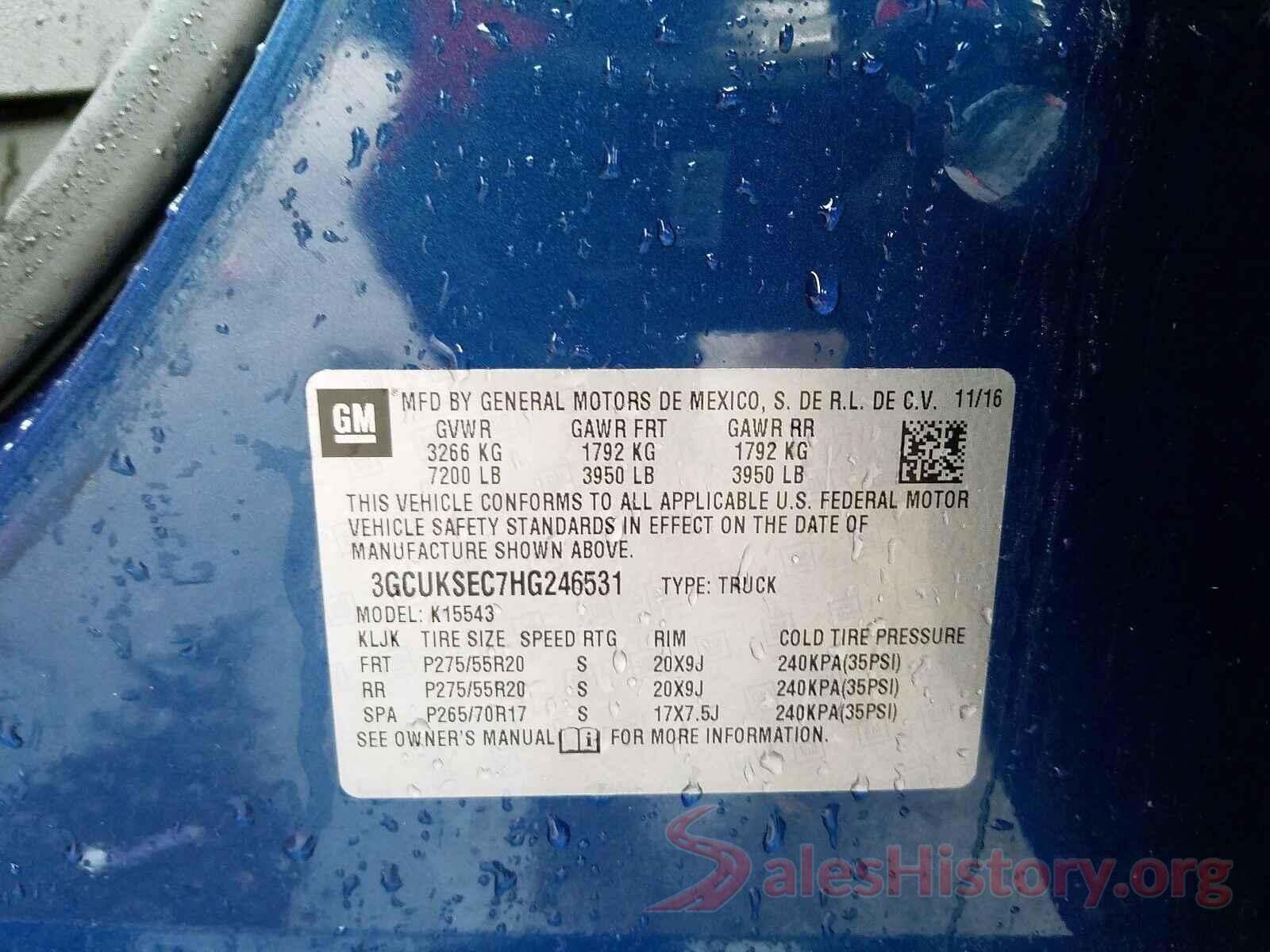 3KPF24AD5LE217293 2017 CHEVROLET SILVERADO