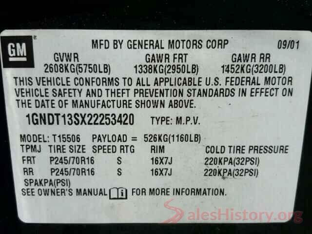 KMHC65LC8HU031317 2002 CHEVROLET TRAILBLAZE