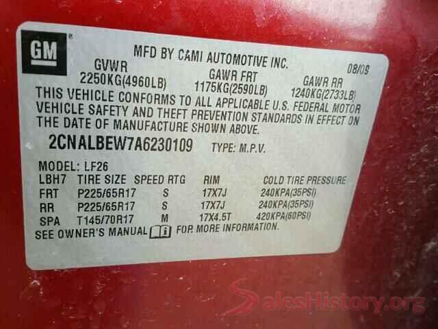 3FA6P0LU7KR181501 2010 CHEVROLET EQUINOX