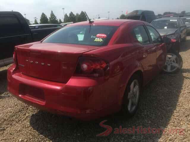 1FTER4FHXKLA15123 2013 DODGE AVENGER