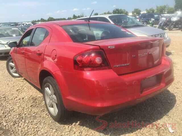 1FTER4FHXKLA15123 2013 DODGE AVENGER