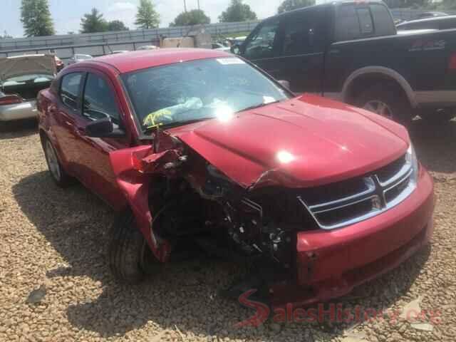 1FTER4FHXKLA15123 2013 DODGE AVENGER