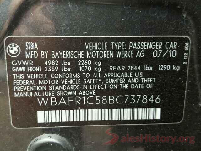 4JGED6EB3GA045747 2011 BMW 5 SERIES