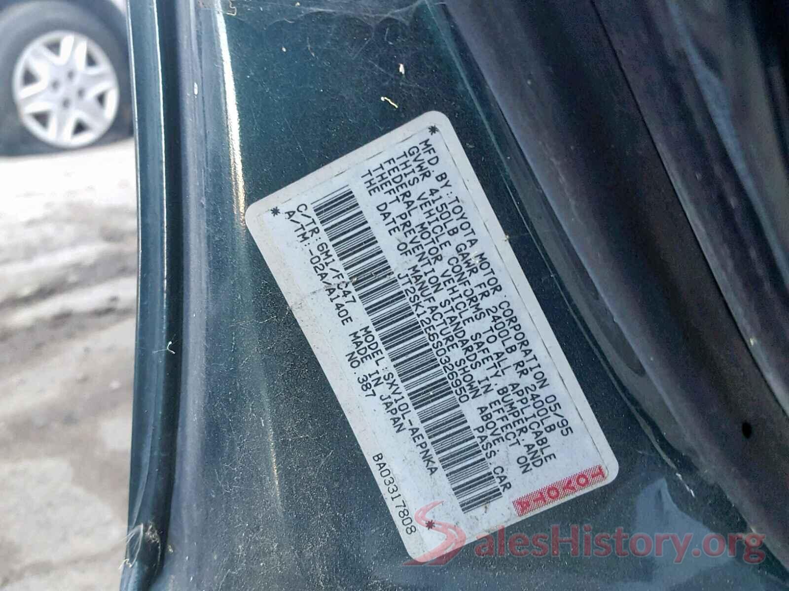 5YFS4RCE9LP013297 1995 TOYOTA CAMRY