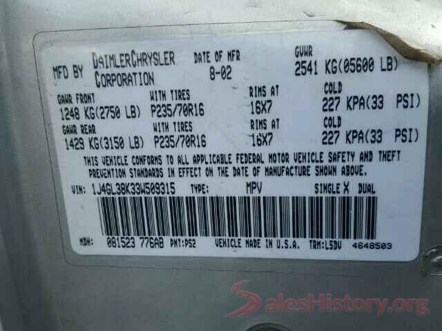 3N1AB7AP9GY305440 2003 JEEP LIBERTY