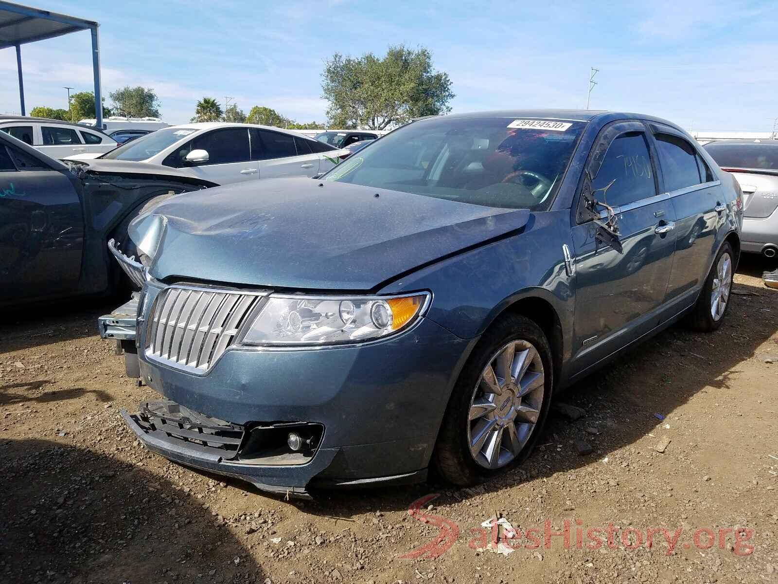 2T3WFREV1HW402117 2012 LINCOLN MKZ