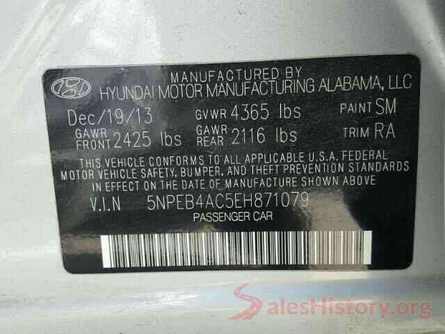 1VWJM7A37JC051132 2014 HYUNDAI SONATA