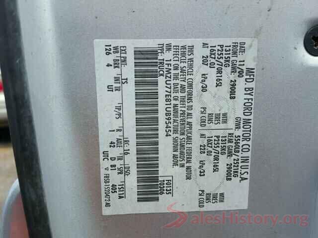 5NPE24AF4JH621661 2001 FORD EXPLORER