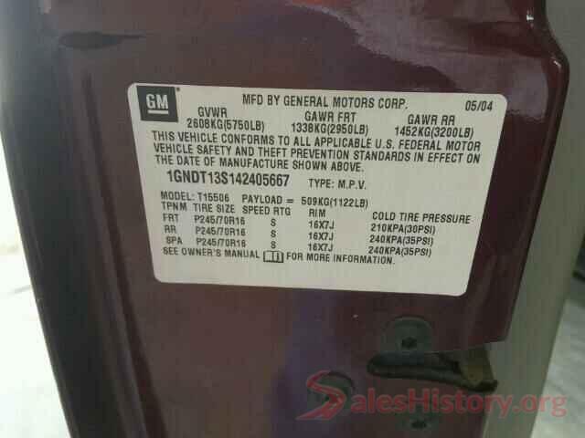 KMHD74LF3HU156571 2004 CHEVROLET TRAILBLAZE