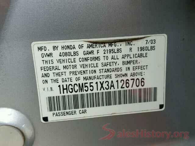 JM1GL1UM2J1327715 2003 HONDA ACCORD