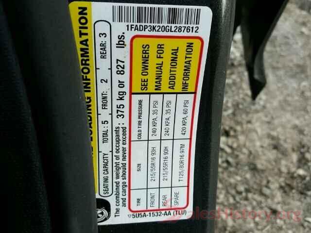 1C4PJLABXHW603351 2016 FORD FOCUS