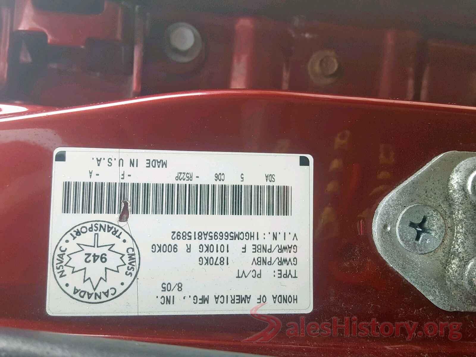 1HGCR2F17HA200346 2005 HONDA ACCORD EX