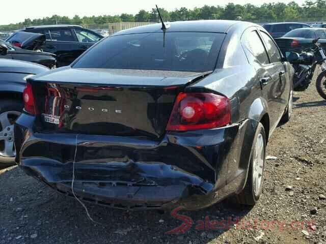 JA4AP3AU5KU030166 2014 DODGE AVENGER