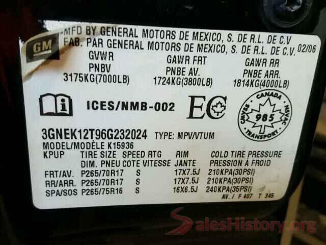 3GCPCSEC7GG227745 2006 CHEVROLET AVALANCHE