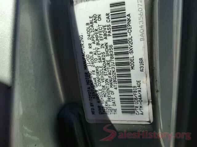 WVWSR7AN4LE015688 2001 TOYOTA CAMRY