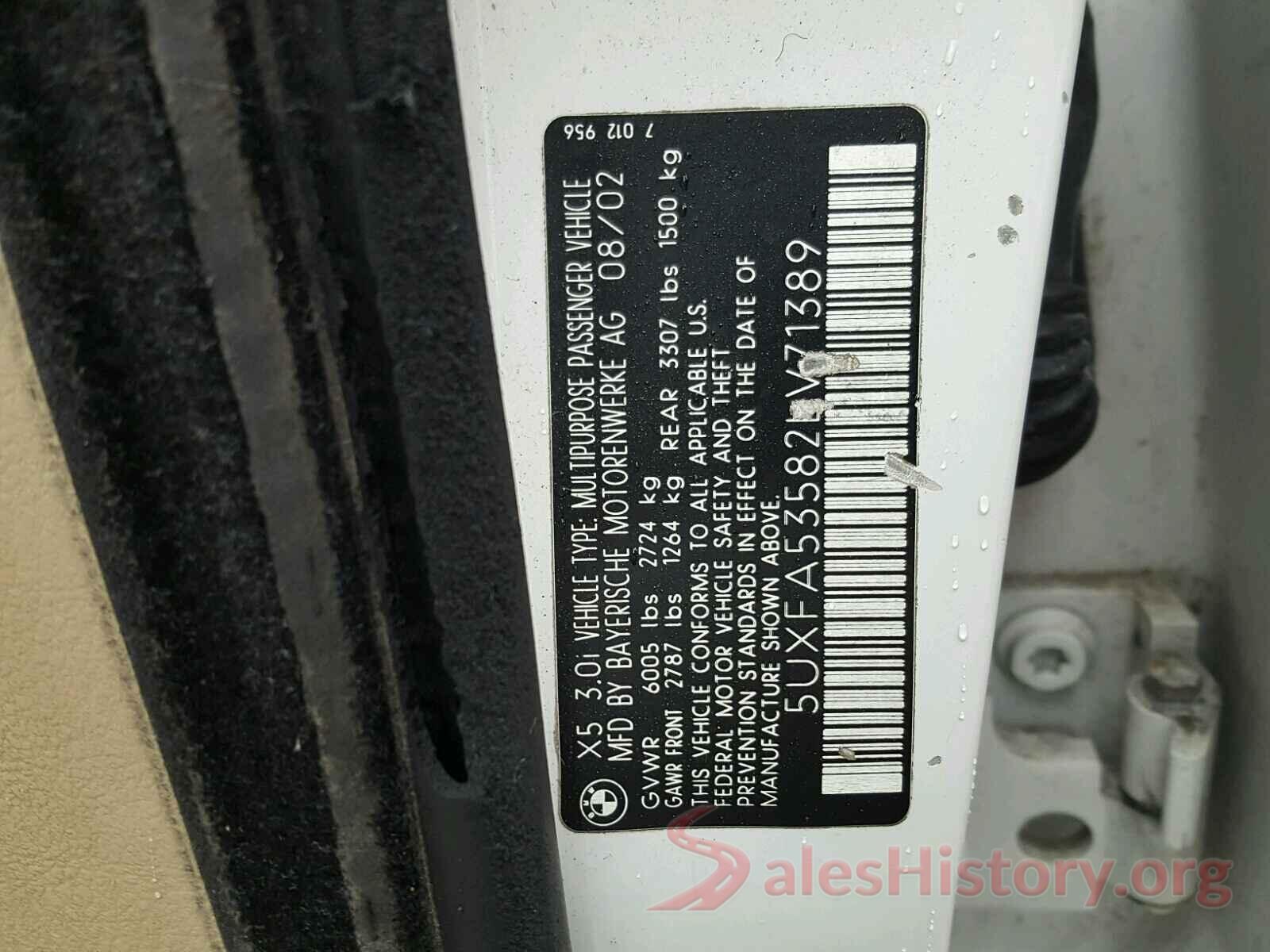 2HGFC2F86LH553425 2002 BMW X5