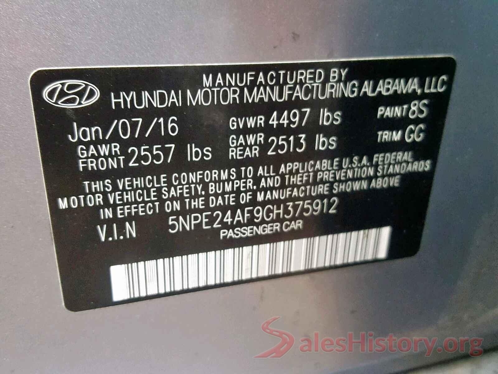 5NPE34AF7JH673153 2016 HYUNDAI SONATA