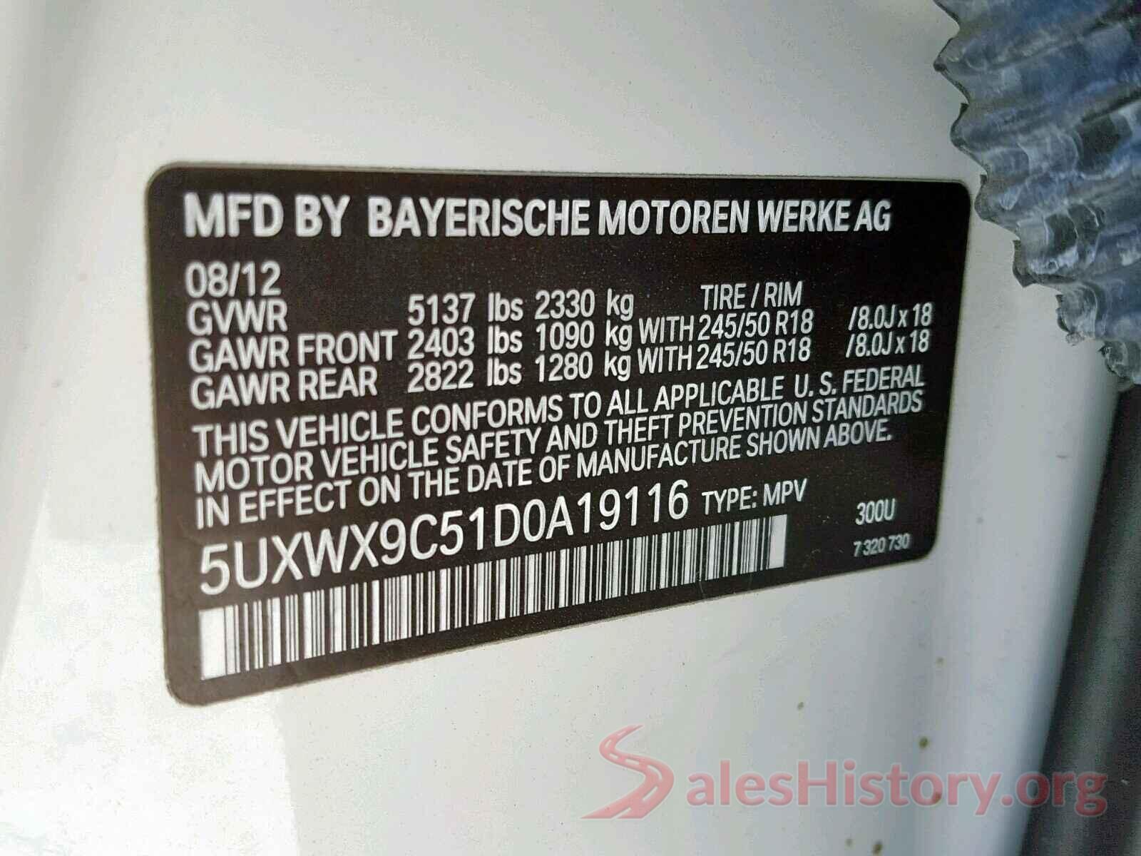 3GCUKREC7JG621283 2013 BMW X3