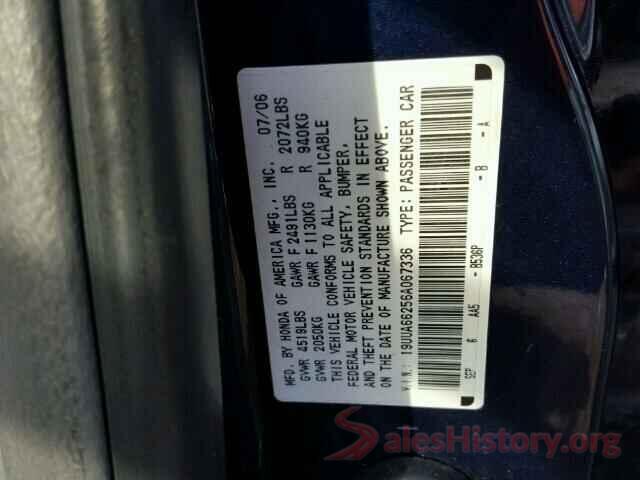 1FMCU9J9XHUB03994 2006 ACURA 3.2 TL