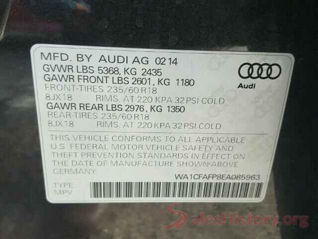 KM8SN4HF5KU303146 2014 AUDI Q5