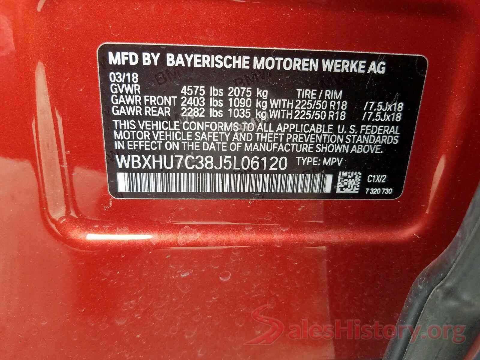 1FTEX1CP5GFA59651 2018 BMW X1