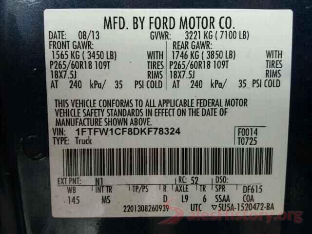 5YJXCDE25HF049716 2013 FORD F150