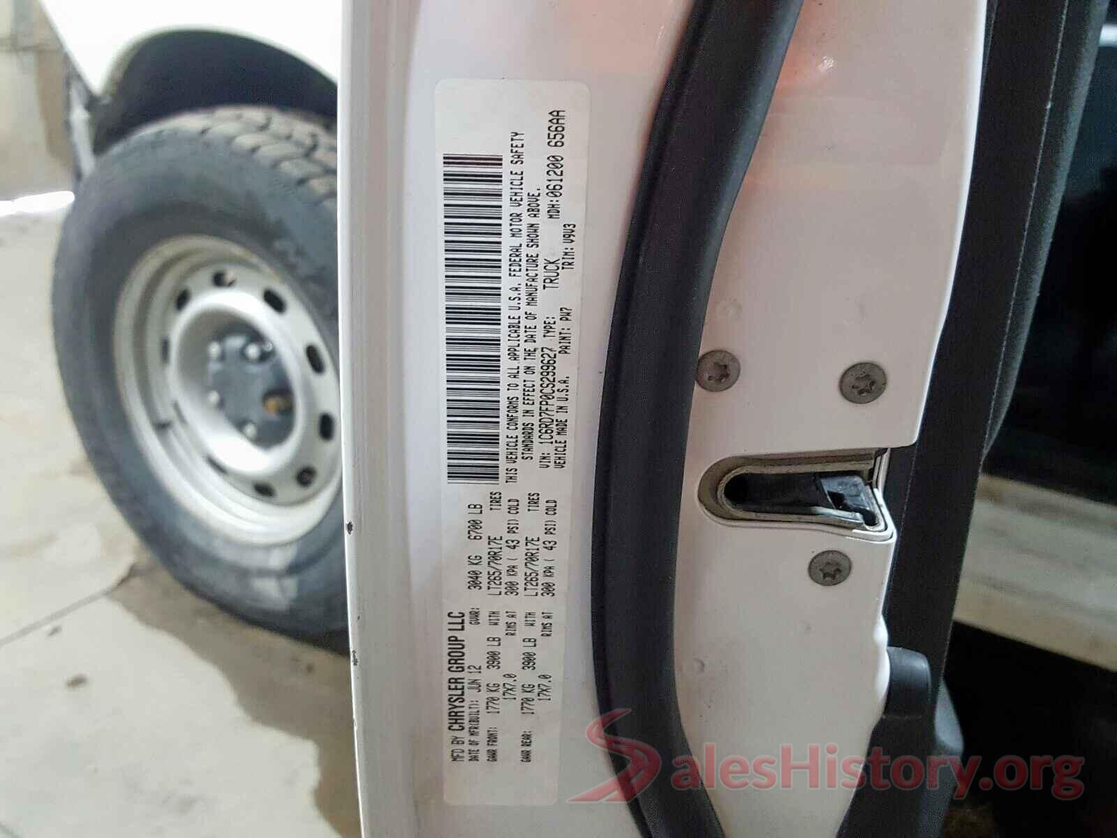 1N4AL3AP2HC275474 2012 DODGE RAM 1500